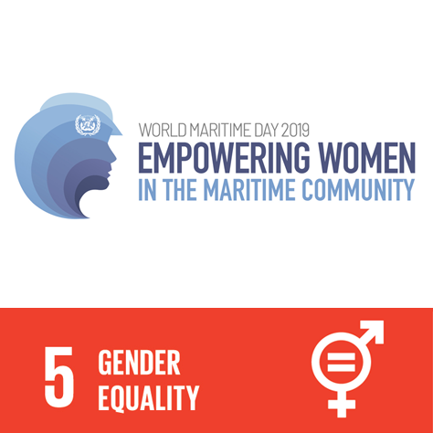 مشاركة سيدتين من رابطة المرأة العربية فى القطاع البحرى ، التي تم إنشاؤها تحت رعاية المنظمة البحرية الدولية