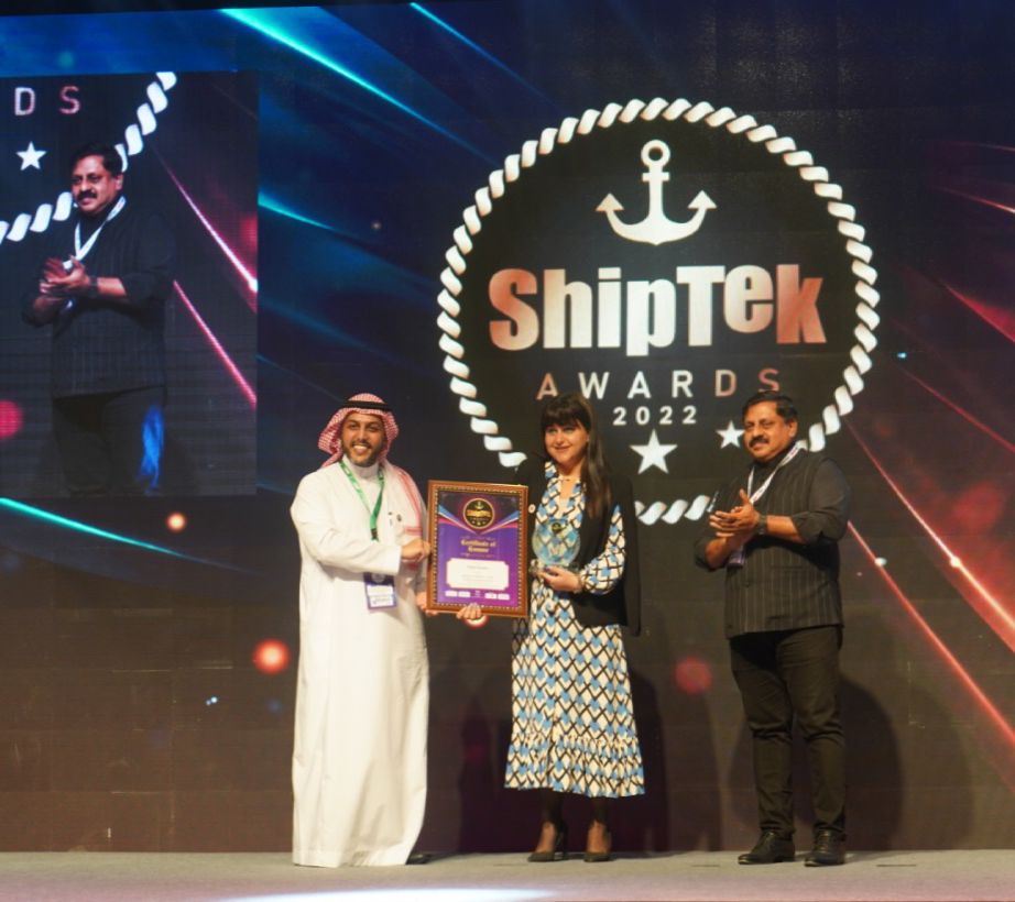 Effat Mostafa won “ Female Rising Star” of the year from Shiptek International Awards 2022