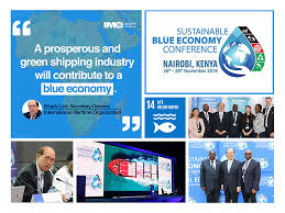 مؤتمر الاقتصاد الأزرق المستدام من 26 إلى 28 نوفمبر 2018 ، عقد في مركز كينياتا الدولي للمؤتمرات - نيروبي - كينيا