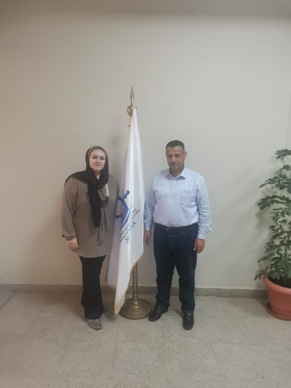 The visit of Mr. Ahmed Al-Fawaz, Director of Development and Training in the Ports Administration and Operation - Aqaba Company, at the headquarters of the General Secretariat in the headquarters country, the Arab Republic of Egypt, to discuss ways of joint cooperation