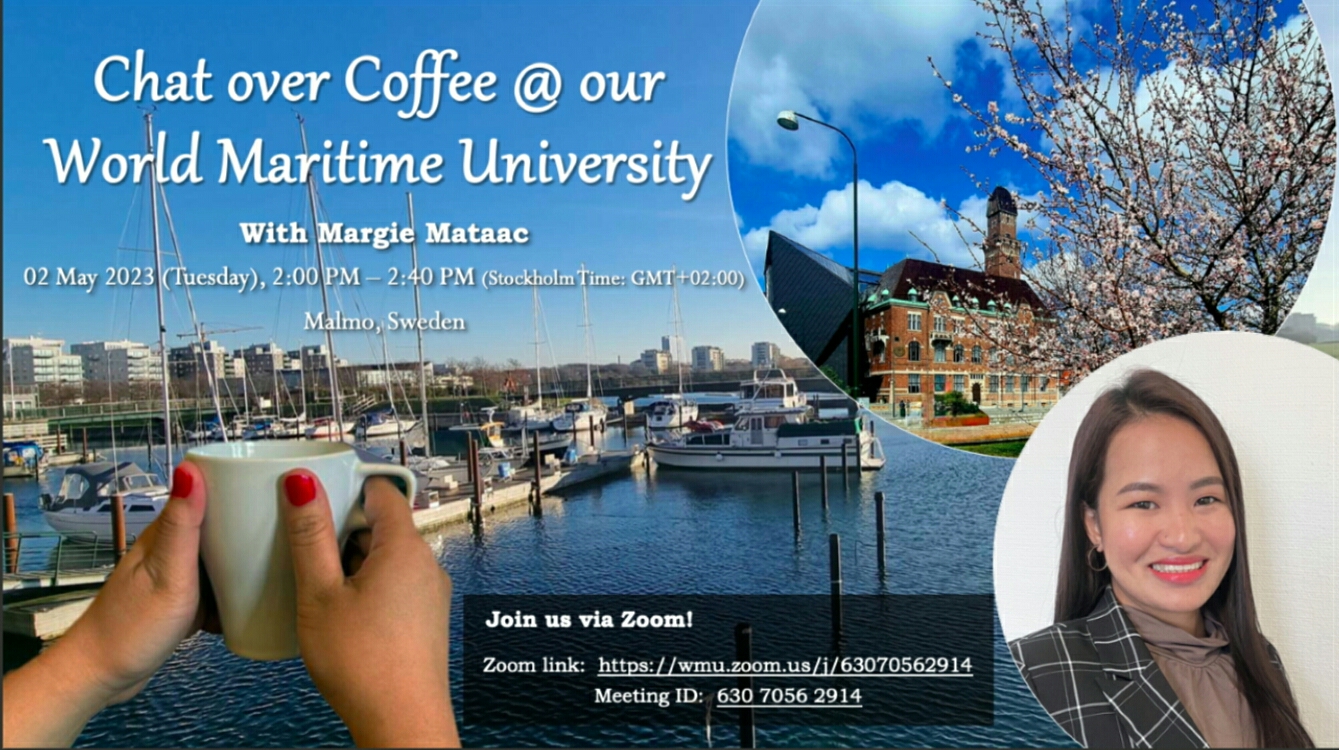 Chat over Coffee @ our World Maritime University with Margie Mataac