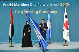 UAE Hands Over World Maritime Day Flag to South Korea in a Prestigious Global Ceremony