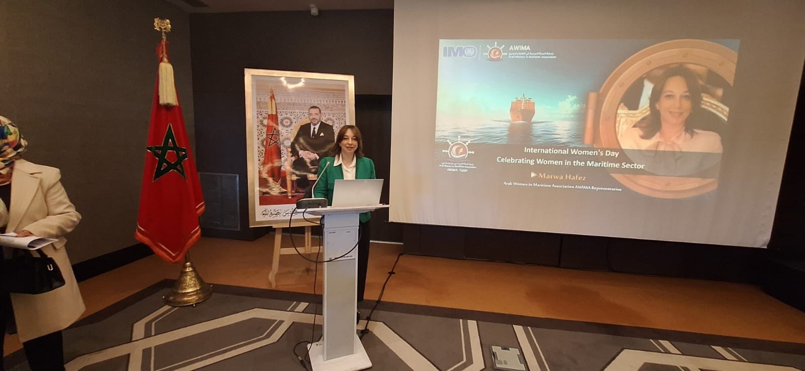 Participation of Members of the Arab Women in Maritime Association in the International Women’s Day Celebration in Rabat, with the Support of the International Maritime Organization