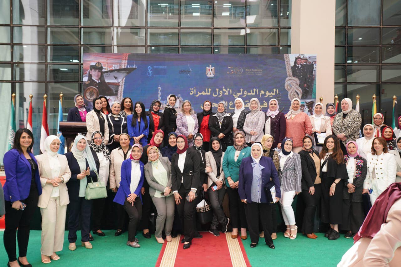 Joint Celebration by AASTMT, Maritime Transport Sector, and Maritime Safety Authority for the First International Day for Women in Maritime